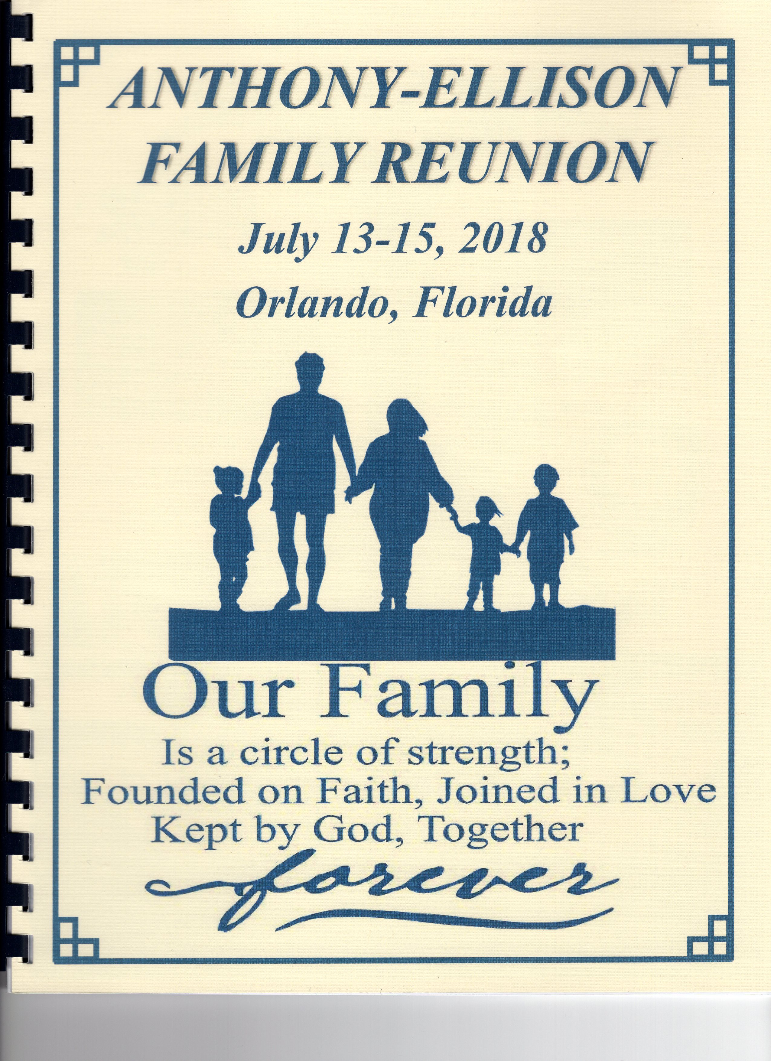 2018 Family Reunion Cover Page